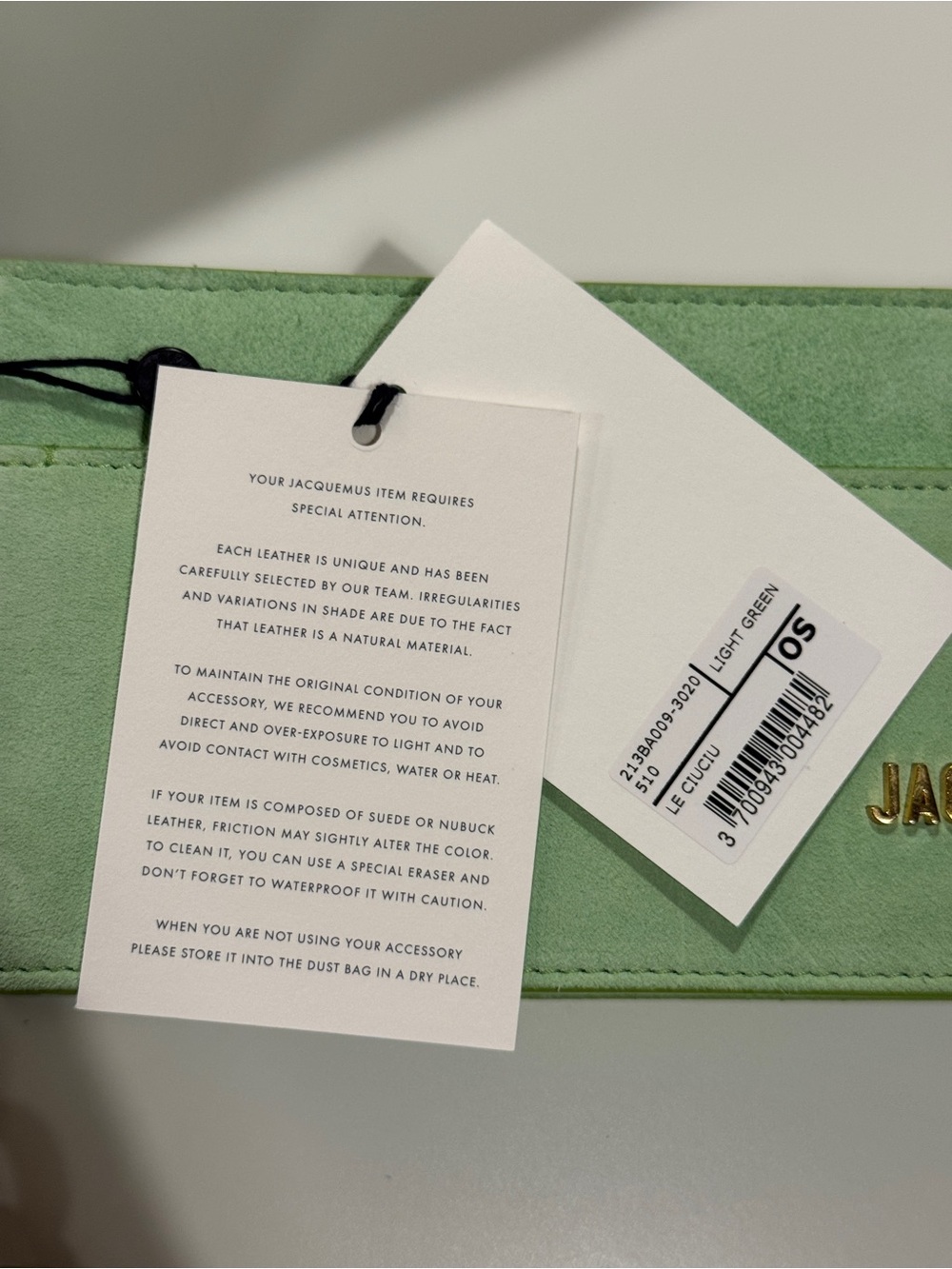 Jacquemus Le Ciuciu Suede Shoulder Bag in Green - Picture 12 of 14